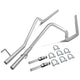 D-Motoring - 02-05 Dodge Ram 1500 2500 Tail Pipes - 2.25 OD Inlet - 2.25 OD Main Piping - Stainless Steel - 2