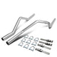 D-Motoring - Tail Pipes - 2.25  Inlet - 2.25  Main Piping - Stainless Steel - Chevy S10 / GMC S15 / Sonoma - 1