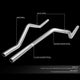 D-Motoring - Tail Pipes - 2.25  Inlet - 2.25  Main Piping - Stainless Steel - Chevy S10 / GMC S15 / Sonoma - 2
