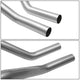 D-Motoring - Tail Pipes - 2.25  Inlet - 2.25  Main Piping - Stainless Steel - Chevy S10 / GMC S15 / Sonoma - 3