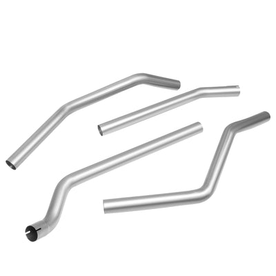 D-Motoring - Tail Pipes - 2.25  Inlet - 2.25  Main Piping - Stainless Steel - Chevy S10 / GMC S15 / Sonoma - 5