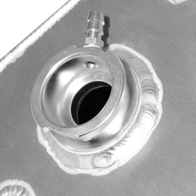 D-Motoring - 97-04 Chevy CorvetteCoolant Recovery Tank - Aluminum - 3