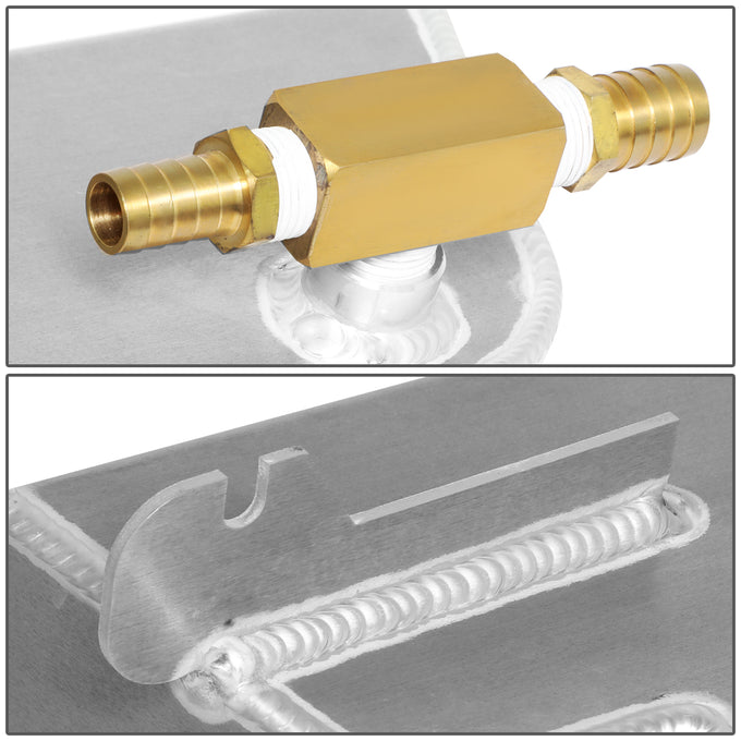 D-Motoring - 97-04 Chevy CorvetteCoolant Recovery Tank - Aluminum - 4