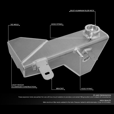 D-Motoring - 11-14 Dodge ChallengerCoolant Recovery Tank - Aluminum - 2