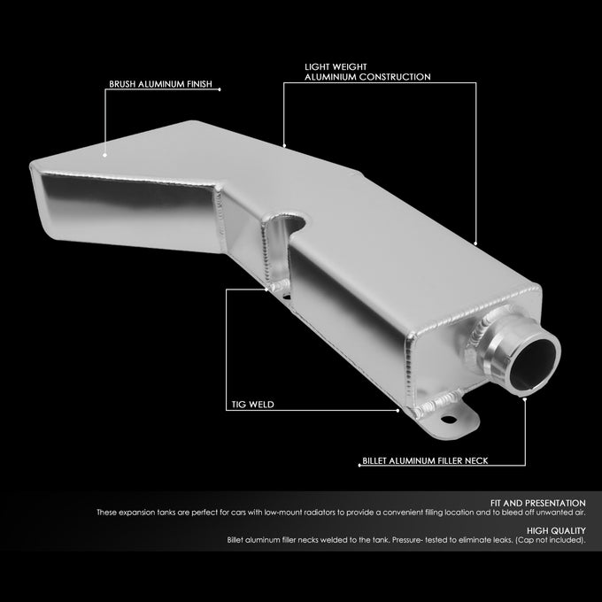 D-Motoring - 86-93 Ford MustangCoolant Recovery Tank - Aluminum - 2