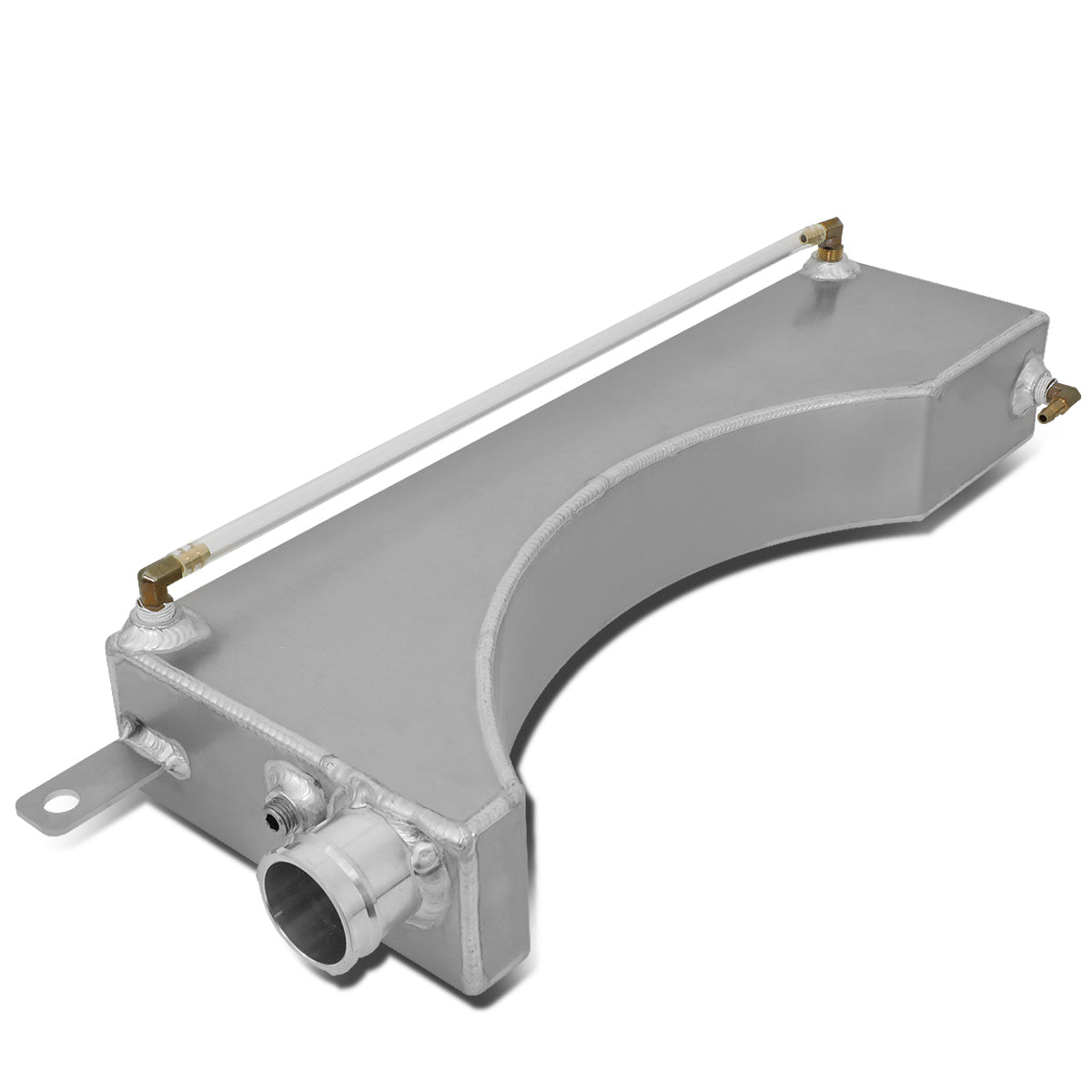 D-Motoring - 94-95 Ford Mustang V8Coolant Recovery Tank - Aluminum - 1