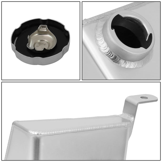 D-Motoring - 99-05 Mazda MiataCoolant Recovery Tank - Aluminum - 4