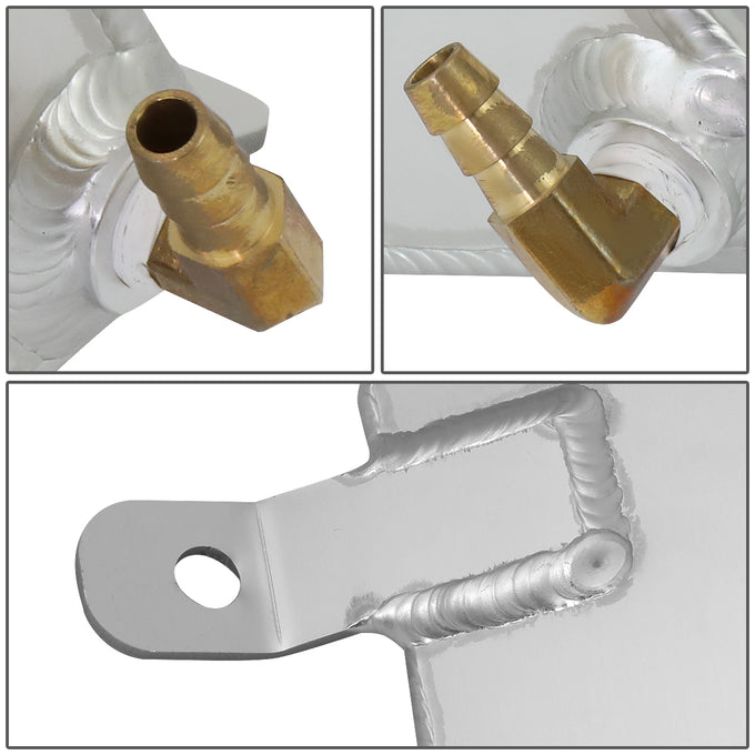 D-Motoring - 99-05 Mazda MiataCoolant Recovery Tank - Aluminum - 5