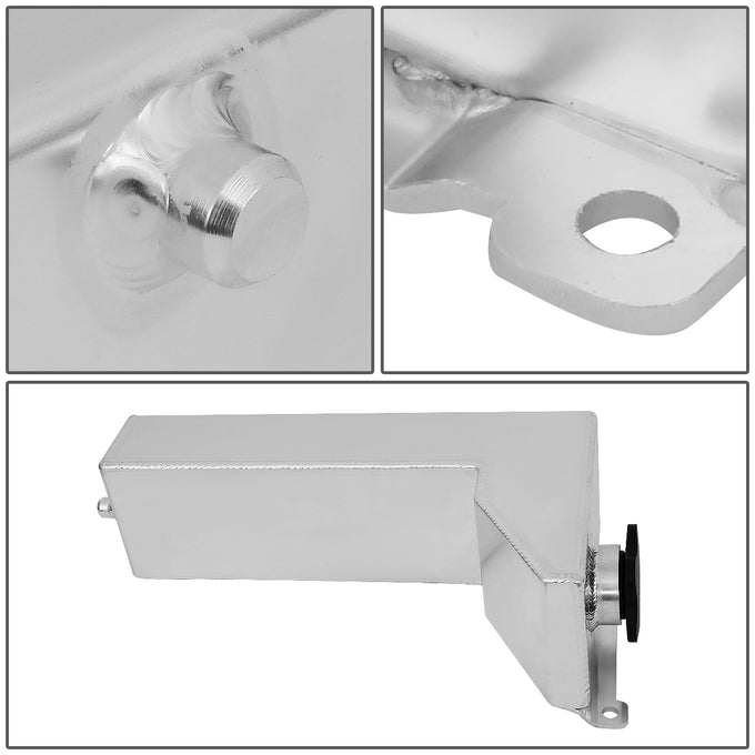 D-Motoring - 02-07 Subaru WRX & STICoolant Recovery Tank - Aluminum - 5