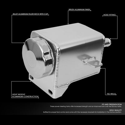 D-Motoring - 99-04 Ford MustangCoolant Recovery Tank - Aluminum - 2