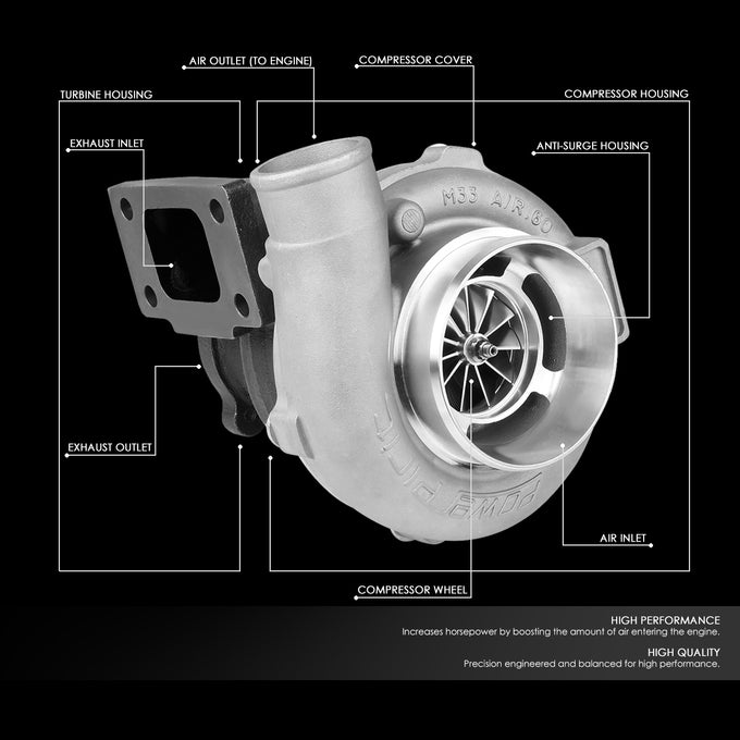 D-Motoring - Turbochargers - GTX3076R T3 A/R.82 - 2
