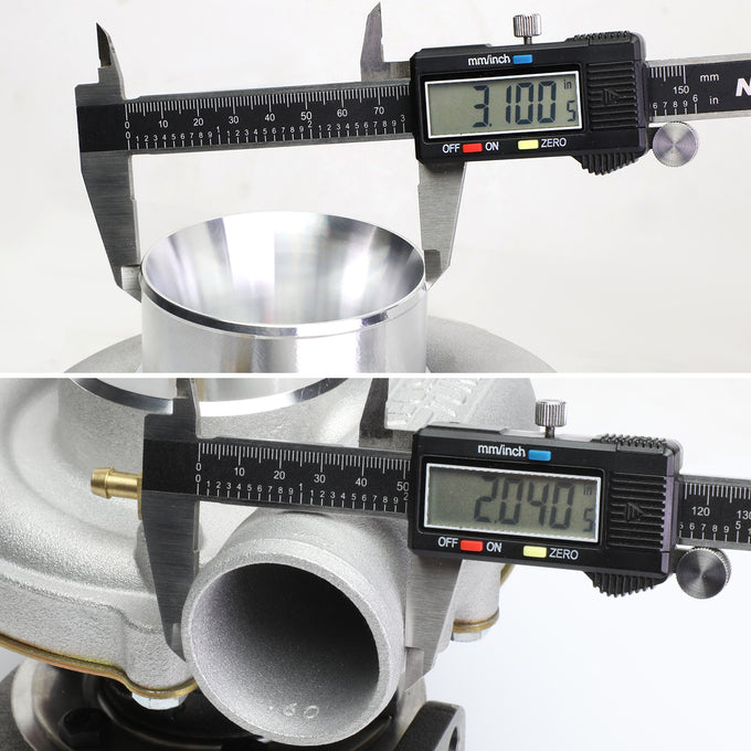 D-Motoring -  Turbo Charger - P5431 - 3.00 Inlet / 2.00 Outlet - 6