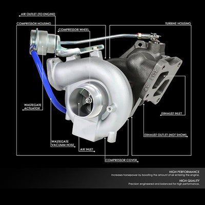 2006 Mitsubishi Lancer Evolution Evo 9 Turbochargers - w/Gasket - OE Style - TBC-TD05HR-16G - 2