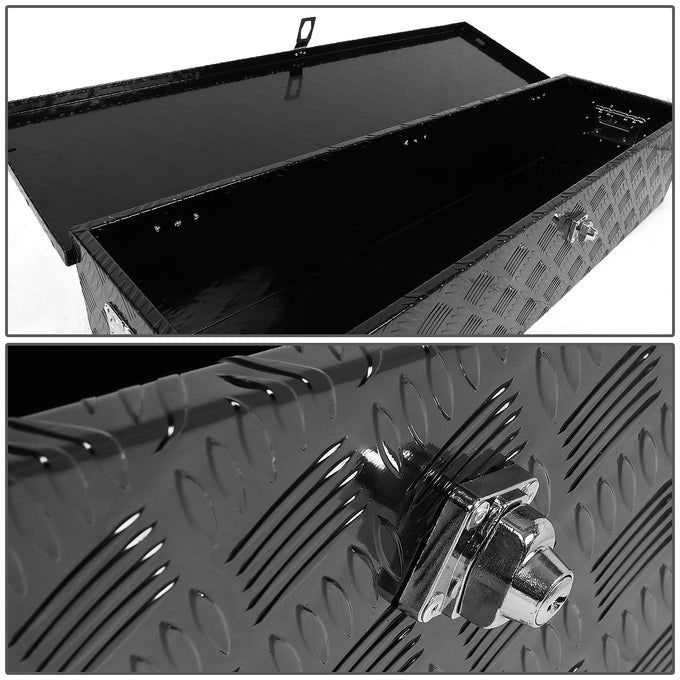 D-Motoring - Truck Bed Tool Box - 30 in.(L) x 13 in.(W) x 10 in.(H) - Built in Locks - Aluminum - Universal - 2