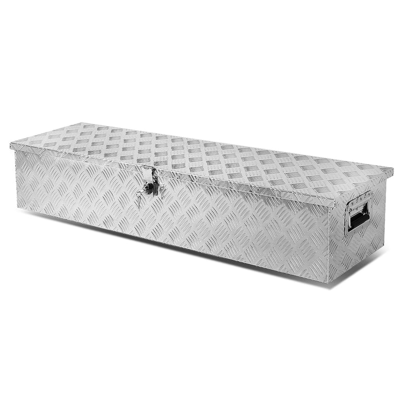 D-Motoring - Truck Bed Tool Box - 49 in.(L) x 13 in.(W) x 10 in.(H) - Built in Locks - Aluminum - Universal - 1