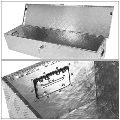 D-Motoring - Truck Bed Tool Box - 49 in.(L) x 13 in.(W) x 10 in.(H) - Built in Locks - Aluminum - Universal - 2