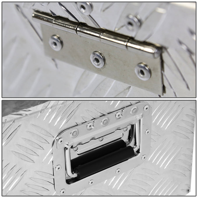 D-Motoring - Truck Bed Tool Box - 49 in.(L) x 13 in.(W) x 10 in.(H) - Built in Locks - Aluminum - Universal - 4