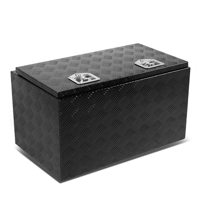 D-Motoring - Truck Bed Tool Box - 30 in.(L) x 18 in.(W) x 17 in.(H)  - Built in Locks - Aluminum - Universal - 1