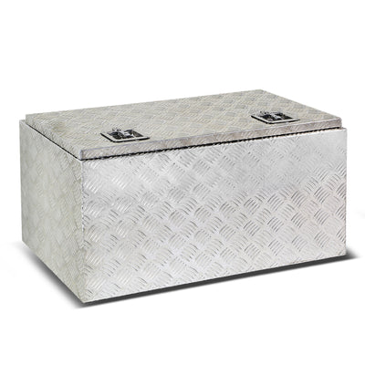 D-Motoring - Truck Bed Tool Box - 36 in.(L) x 18 in.(W) x 17 in.(H)  - Built in Locks - Aluminum - Universal - 1