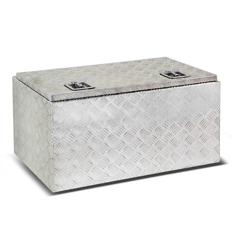 D-Motoring - Truck Bed Tool Box - 36 in.(L) x 18 in.(W) x 17 in.(H)  - Built in Locks - Aluminum - Universal - 1