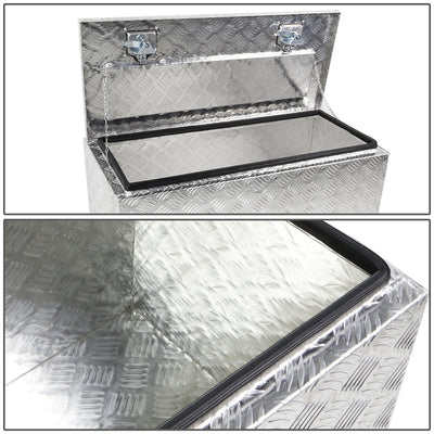 D-Motoring - Truck Bed Tool Box - 36 in.(L) x 18 in.(W) x 17 in.(H)  - Built in Locks - Aluminum - Universal - 2