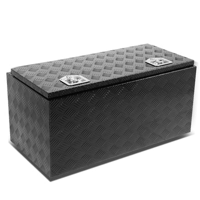 D-Motoring - Truck Bed Tool Box - 36 in.(L) x 18 in.(W) x 17 in.(H) - Built in Locks - Aluminum - Universal - 1