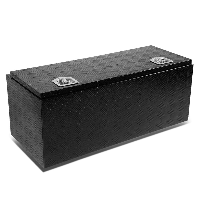 D-Motoring - Truck Bed Tool Box - 42 in.(L) x 18 in.(W) x 17 in.(H) - Built in Locks - Aluminum - Universal - 1