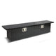 D-Motoring - Truck Bed Tool Box - 60 in.(L) x 12 in.(W) x 14 in.(H) - Built in Locks - Aluminum - Universal - 1