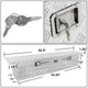 D-Motoring - Truck Bed Tool Box - 63 in.(L) x 12 in.(W) x 14 in.(H) - Built in Locks - Aluminum - Universal - 5