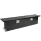 D-Motoring - Truck Bed Tool Box - 63 in.(L) x 12 in.(W) x 14 in.(H) - Built in Locks - Aluminum - Universal - 1