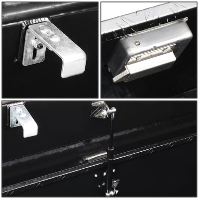 D-Motoring - Truck Bed Tool Box - 69 in.(L) x 12 in.(W) x 13.75 in.(H) - Built in Locks - Aluminum - Universal - 4
