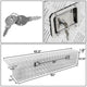 D-Motoring - Truck Bed Tool Box - 63 in.(L) x 12 in.(W) x 16.5 in.(H) - Built in Locks - Aluminum - Universal - 5