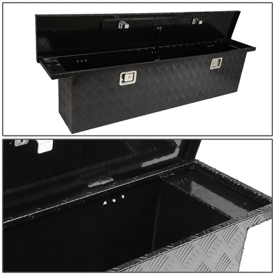 D-Motoring - Truck Bed Tool Box -  69 in.(L) x 11 in.(W) x 16.25 in.(H) - Built in Locks -  Aluminum - Universal  - 2