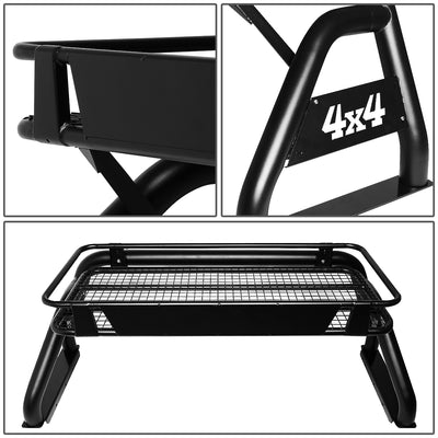 D-Motoring - 07-18 Chevy Silverado GMC Sierra Dodge Ram Roof Cargo Basket - 3