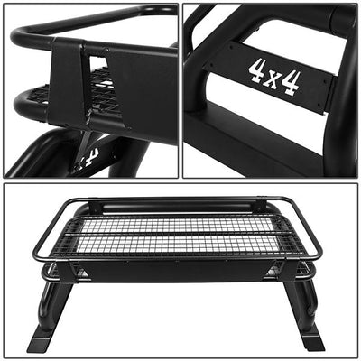 15-19 Tacoma/Colorado/Canyon Roof Cargo Basket - W/Roof Cargo Carrier Basket - Heavy Duty - Aluminum - 3