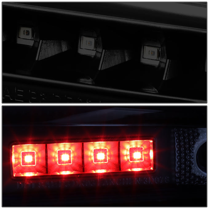 D-Motoring - 03-06 Dodge RamTailgate Lamp - 3D LED - Tinted Housing - Plug-n-Play - 4