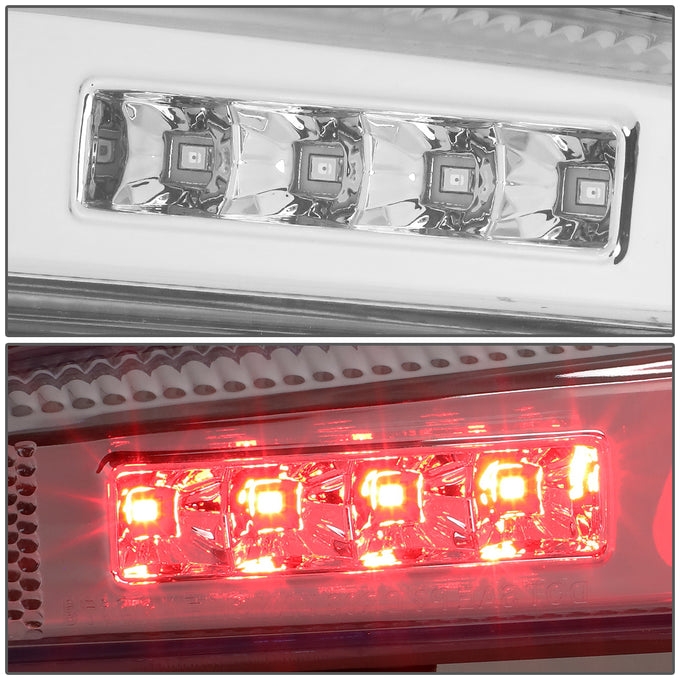 D-Motoring - 03-06 Dodge RamTailgate Lamp - 3D LED - Chrome Housing - Plug-n-Play - 4