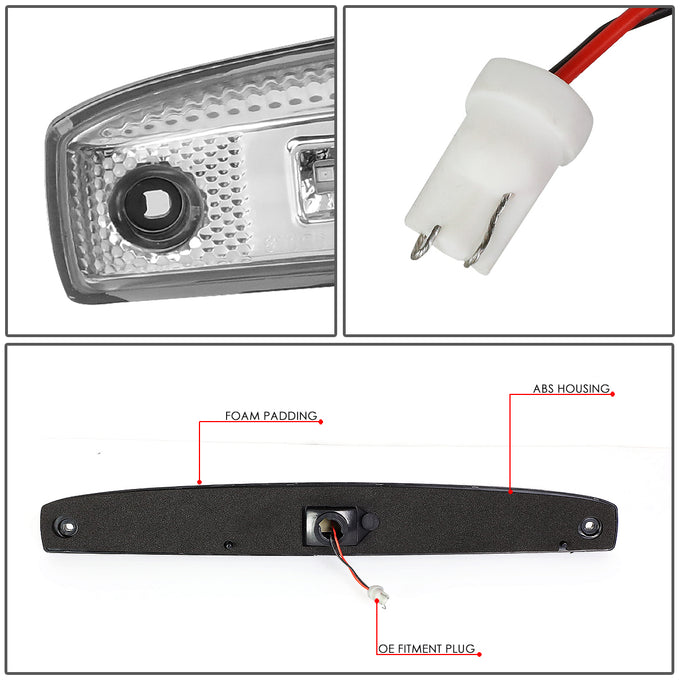 D-Motoring - 03-06 Dodge RamTailgate Lamp - 3D LED - Chrome Housing - Plug-n-Play - 5