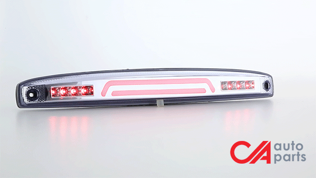 Chrome Housing LED Bar Rear Center Tailgate Light<br>03-06 Dodge Ram 2500 3500