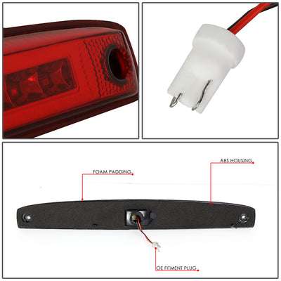 D-Motoring - 03-06 Dodge RamTailgate Lamp - 3D LED - Red Housing - Plug-n-Play - 5