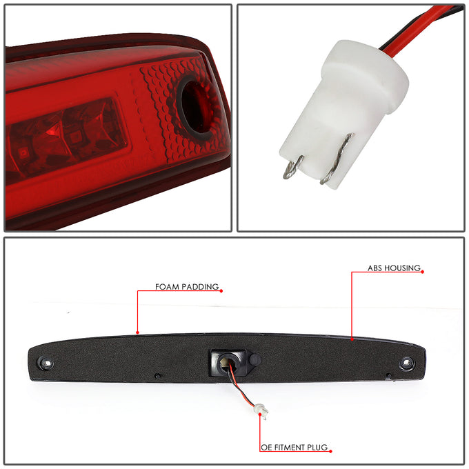 D-Motoring - 03-06 Dodge RamTailgate Lamp - 3D LED - Red Housing - Plug-n-Play - 5