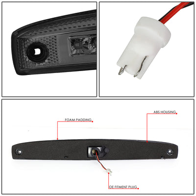 D-Motoring - 03-06 Dodge RamTailgate Lamp - 3D LED - Smoked Housing - Plug-n-Play - 5