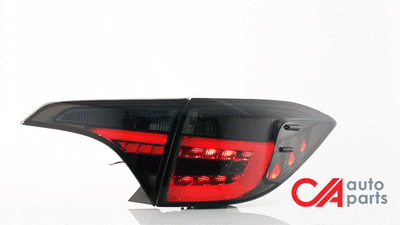 Tron Style LED Brake Tail Lights (Smoked) <br>14-18 Toyota Corolla