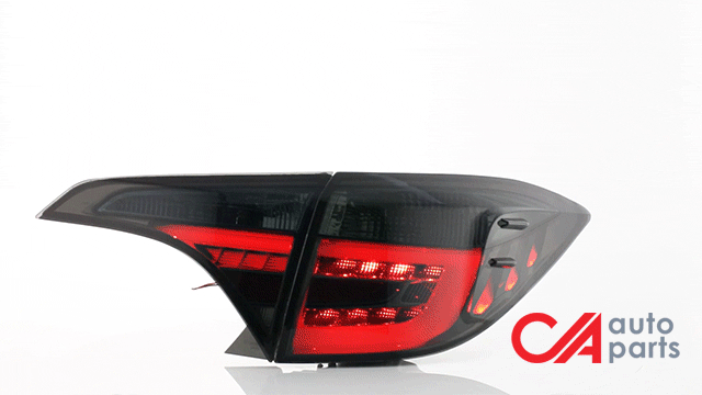 Tron Style LED Brake Tail Lights (Smoked) <br>14-18 Toyota Corolla