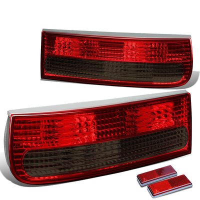 D-Motoring - Tail lights - Red Smoked Lens - Plug-n-Play - Pair - 90-96 Nissan 300zx - 1