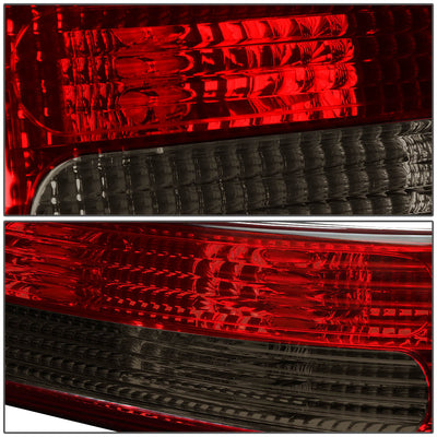 D-Motoring - Tail lights - Red Smoked Lens - Plug-n-Play - Pair - 90-96 Nissan 300zx - 2