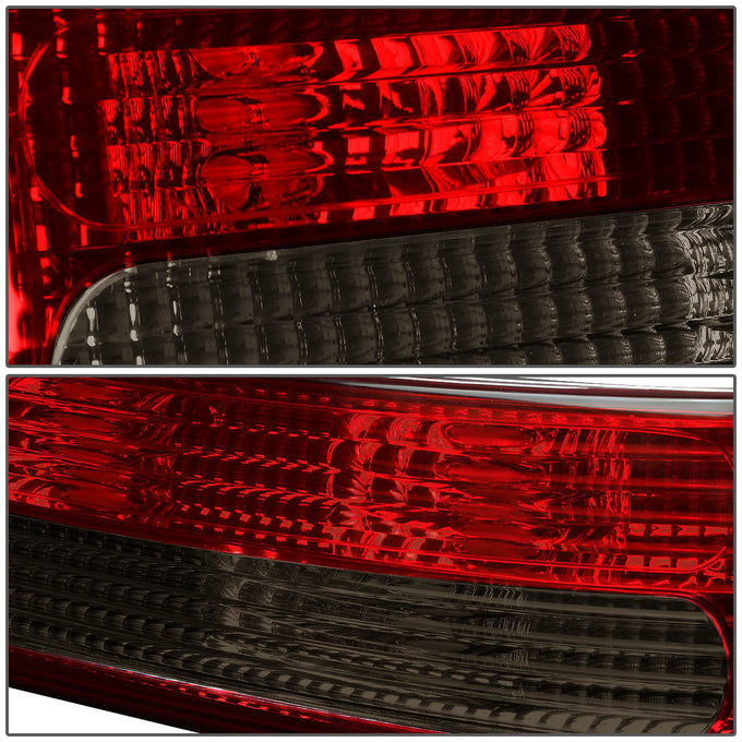 D-Motoring - Tail lights - Red Smoked Lens - Plug-n-Play - Pair - 90-96 Nissan 300zx - 2