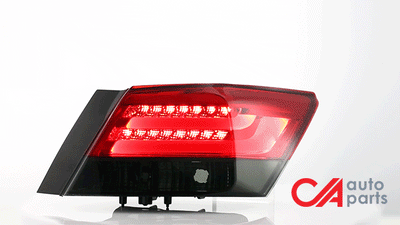 LED Brake Tail Lights (Red, Smoked) <br>08-12 Honda Accord