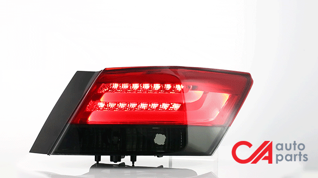 LED Brake Tail Lights (Red, Smoked) <br>08-12 Honda Accord
