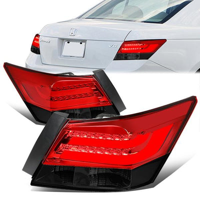 LED Brake Tail Lights (Red, Smoked) <br>08-12 Honda Accord
